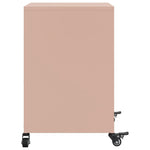 ZNTS Bedside Cabinets 2 pcs Pink 36x39x59 cm Steel 846719