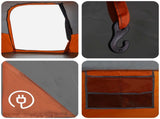 Family Tent with Rainfly Water-resistant tunnel Grey and Orange 42017465