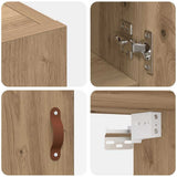 Wall Cabinet Artisan oak 60 x 31 x 70 cm Engineered wood 879532