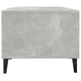 Coffee Table Concrete Grey 102x50x40 cm Engineered Wood 812703