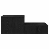 Storage Cabinet 2 pcs Black Oak 127 x 41 x 40 cm 866652