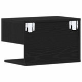 Bedside Cabinet 2 pcs Black Oak 46 x 30 x 30 cm Engineered Wood 862735