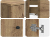 2 Piece Bathroom Cabinet Set BREDA Artisan Oak Engineered Wood 3417566