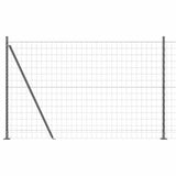 Welded Wire Fence with Concrete Base 10 x 1.6 m 3350922