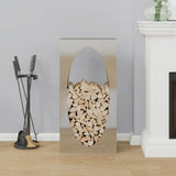 Firewood Rack 50x23x100 cm Stainless Steel 864185