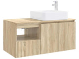 Bathroom Furniture Set 2 pcs Sonoma Oak Engineered Wood 3404066