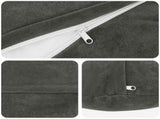 Cushion with Pillow HEERLEN 6 pcs Anthracite Microfiber Fleece 929776