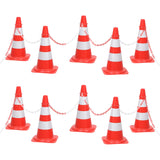 ZNTS Chain Cone Set with 10 m Chain Red and white 150948
