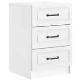 Bedside Cabinet with Drawer High Gloss White 43 x 41 x 63.5 cm 895709