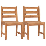 Garden Dining Set Natural Teak Solid Teak Wood Standard Durable 3157177