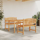 Garden Dining Set Teak Solid teak wood Regular Stackable 3157937
