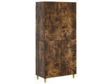 Cabinet Set 2 pcs Smoked Oak 66 x 34.5 x 95 cm Engineered Wood 3416534