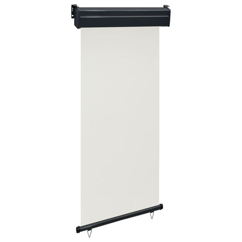 ZNTS Balcony Side Awning 105x250 cm Cream 48413