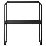 Console Table Black Oak 100 x 42.5 x 70 cm Engineered Wood 8007521