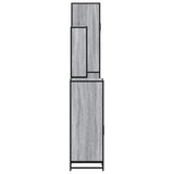 4 Piece Bathroom Furniture Set Grey Sonoma Engineered Wood 3301238