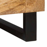 Coffee Table Natural 80 x 50 x 40 cm Solid Mango Wood 4018048