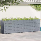 Wheelie Bin Storage for 6 Bins Light Grey 408 x 77.5 x 121.5 cm 3394752