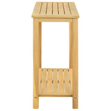 Garden Console Table with Storage Light Acacia 80 x 35 x 75 cm 42026789