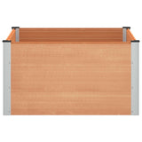 Garden Raised Bed Brown 100 x 100 x 54 cm 42038998