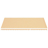 Replacement Fabric for Awning Yellow and White 6x3.5 m 311944