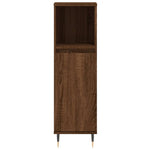 ZNTS 3 Piece Bathroom Cabinet Set Brown Oak Engineered Wood 3187788