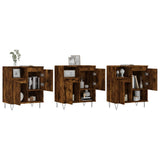 Sideboards 3 pcs Smoked Oak Engineered Wood 3190154