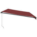 Manual Retractable Awning Burgundy 600x350 cm 3215010
