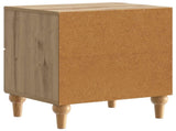 Bedside Cabinet Artisan Oak 43 x 34.5 x 48 cm Engineered Wood 894083