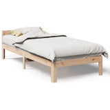 Bed Frame without Mattress 80x200 cm Solid Wood Pine 859226