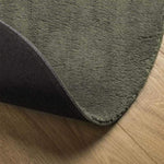 ZNTS 'HUARTE' Forest Green Oval Rug 100x200 cm 4103643