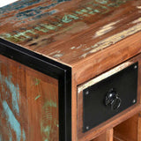 Wine Rack for 16 Bottles Solid Reclaimed Wood 244831