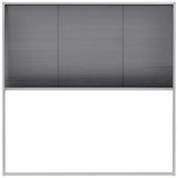 Plisse Insect Screen for Windows Aluminium 120x120 cm 142613