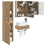 Bathroom Furniture Set 5 pcs Artisan Oak 3407286