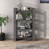 Book Cabinet/Room Divider Grey 80x35x125 cm Solid Wood Pine 813906