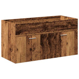 4 Piece Bathroom Furniture Set Old Wood Engineered Wood 3328601