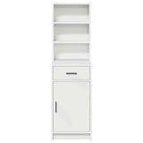 Highboard with Drawer White 40 x 40.5 x 135 cm Engineered Wood 865073