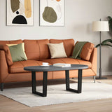 Coffee Table Legs V-Shape 2 pcs Black 50x cm Steel 4012628