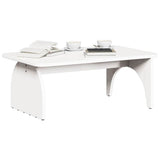 Coffee Table White 80 x 50 x 31 cm Solid pine wood 873518