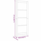 Interior Door ORKDAL White 83 x 211 cm Plywood 4102668