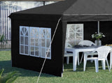 3 x 6m Pop-Up Gazebo, with Removable Walls - Black T3398P323800