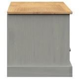 TV Cabinet VIGO Grey 156x40x40 cm Solid Wood Pine 353174