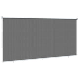 Outdoor Roller Blind 90% UV Block Light Grey 350 x 140 cm HDPE 42036127