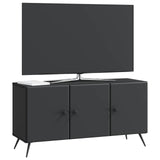 TV Cabinet Black 99 x 34.5 x 50 cm Engineered Wood 895636