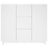 Sideboard White 85.5 x 31 x 75 cm Engineered Wood 8011549