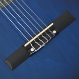 Western Classical Cutaway Guitar with Equalizer 6 Strings Blue 70140