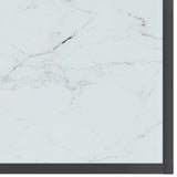 Console Table White 200x35x75.5 cm Tempered Glass 331708