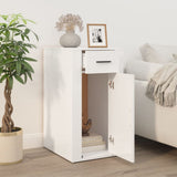 Desk Cabinet High Gloss White 40x49x75 cm Engineered Wood 816794