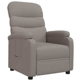 Recliner Chair Taupe Fabric 342708