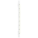 Wall Headboard White 81x3x63 cm Solid Wood Pine 824744