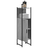 Bathroom Cabinet Grey Sonoma 33x33x120.5 cm Engineered Wood 842469